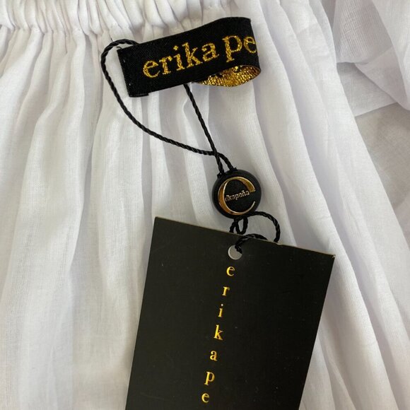 Erika Pena Dress White Orchid Dress with Belt - Picture 13 of 15